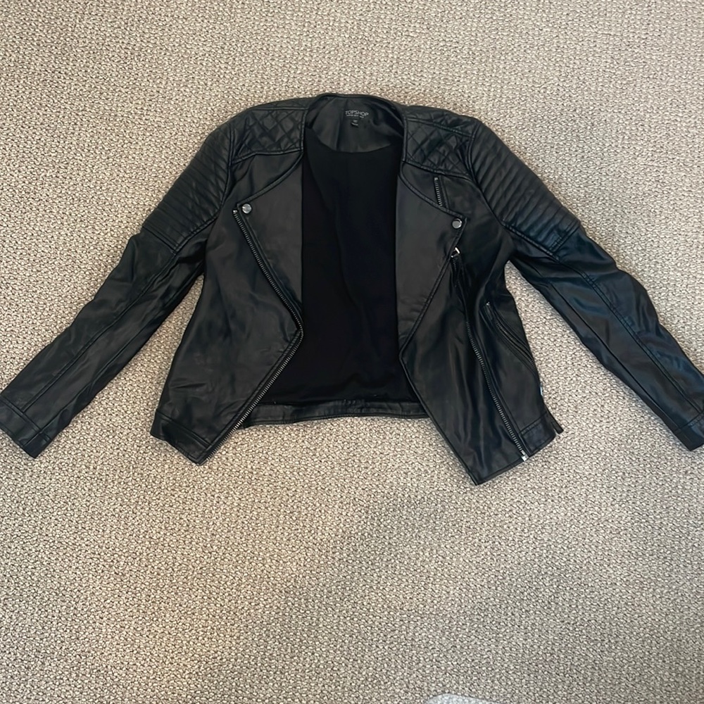 Top shop faux leather Moto jacket